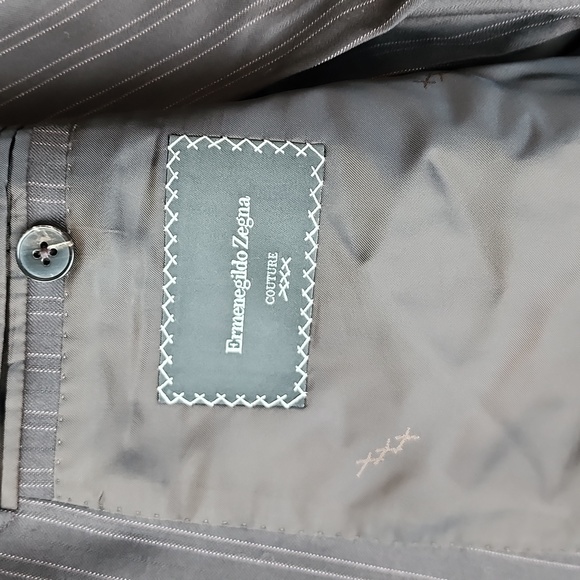 Brown Ermenegildo Zegna Couture Suit - Picture 3 of 4